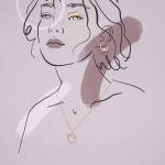 muse 02 gold earrings miniaturka 2