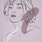 kolczyki muse 04 gold miniaturka 2