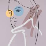 kolczyki muse 05 gold miniaturka 2