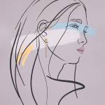 kolczyki muse 07 gold miniaturka 2