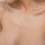 muse 01 gold necklace miniaturka 2