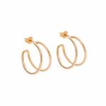 moon 02 gold earrings miniaturka