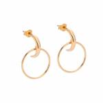 moon 03 gold earrings miniaturka