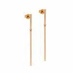 moon 04 gold earrings miniaturka