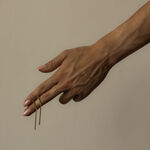 moon 04 gold earrings miniaturka 3