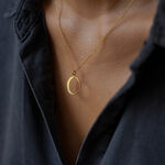 moon 01 gold necklace miniaturka 2