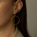hoops 05 gold earrings miniaturka 1