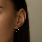 hoops 06 gold earrings miniaturka 1