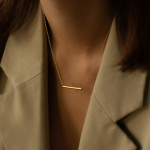 hoops 01 gold necklace miniaturka 1