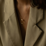 hoops 02 gold necklace miniaturka 1