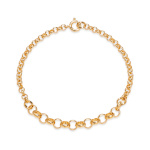 bransoleta hoops 02 gold miniaturka