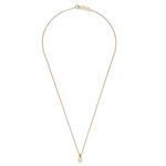 Gold infinity 01 necklace with diamond miniaturka 3