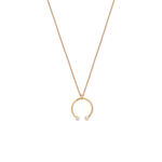 Gold infinity 03 necklace with diamonds miniaturka