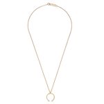 Gold infinity 03 necklace with diamonds miniaturka 3