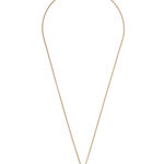 infinity 01 gold necklace with 0.11 ct diamond miniaturka 3