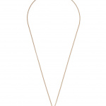 Gold infinity 02 necklace with 0.06 ct diamond miniaturka 2