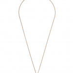 Gold infinity 02 necklace with 0.06 ct diamond miniaturka 2
