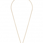 Gold infinity 04 necklace with 0.35 diamond miniaturka 3