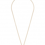 gold infinity 04 necklace with 0.5 diamond miniaturka 3