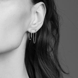Srebrne kolczyk bold 10 silver