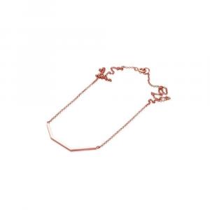 Różowe złoto naszyjnik subtle no2 rosegold