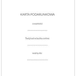 bon upominkowy 300 zł