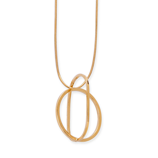 Złocony naszyjnik balance no2 gold