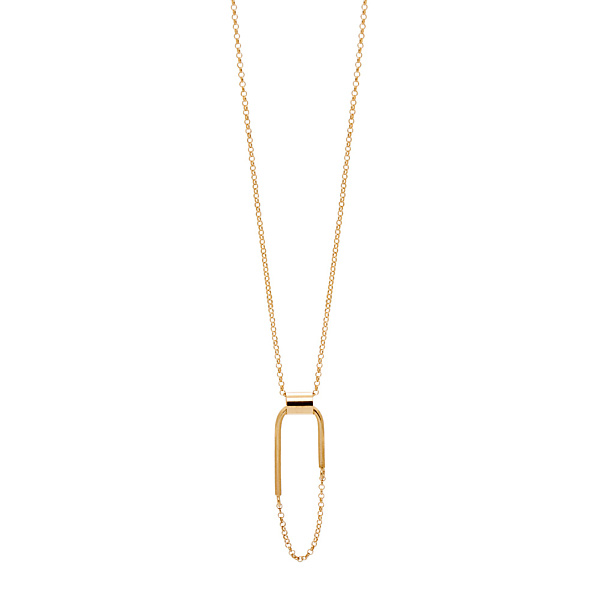 Goldplated bold 01 goldplated necklace
