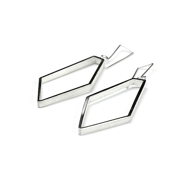 Silver chainy earrings