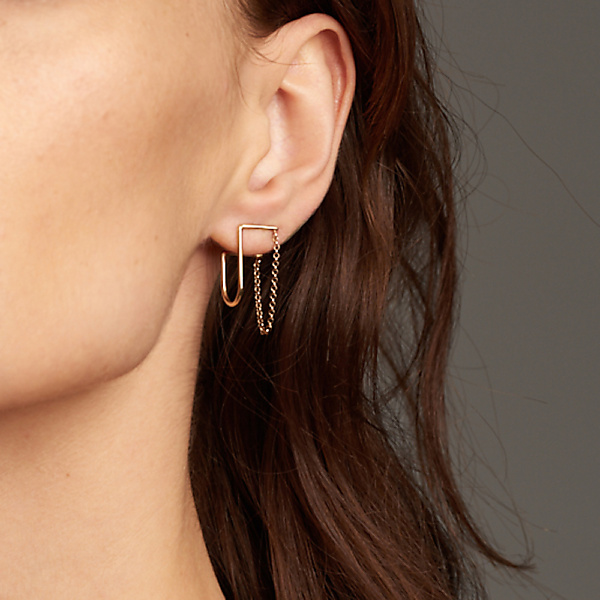 Złote kolczyki bold 10 - 14kt złoto