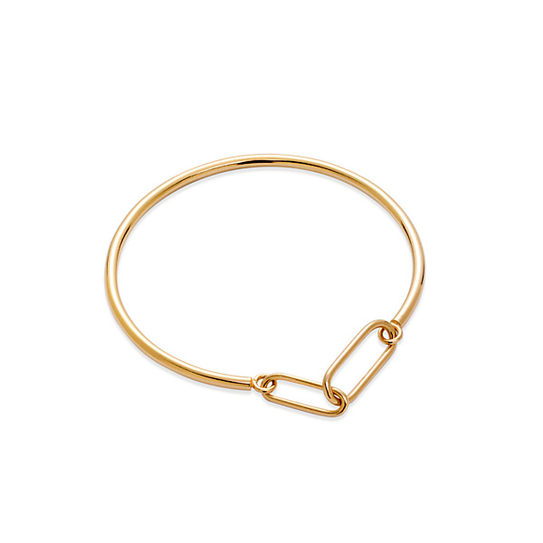 Gold bold 02 bracelet - 14ct gold