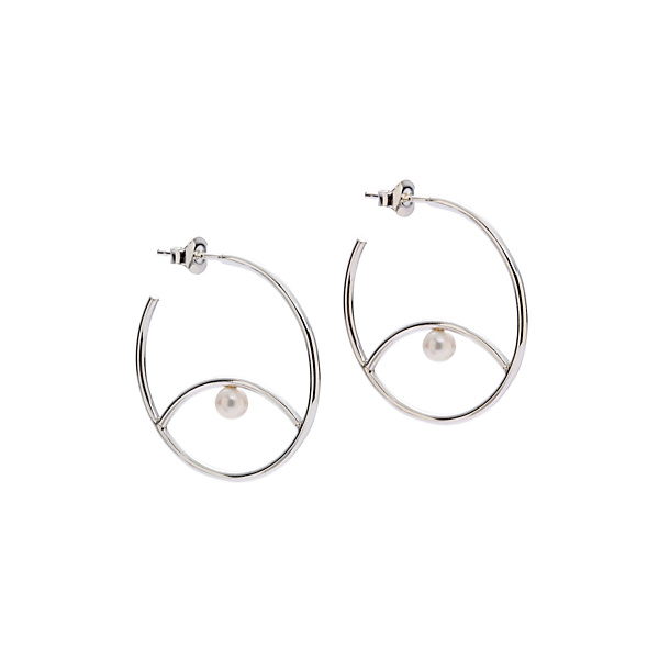 Srebrne kolczyki muse 03 silver