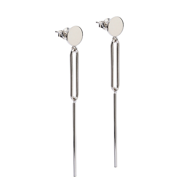 Srebrne kolczyki muse 07 silver