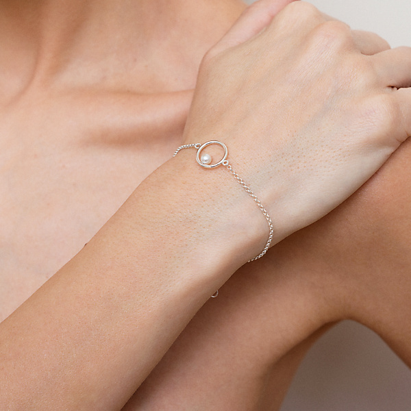 Srebrna bransoletka muse 01 silver