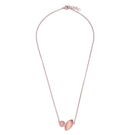Złocony naszyjnik essence rose gold 02