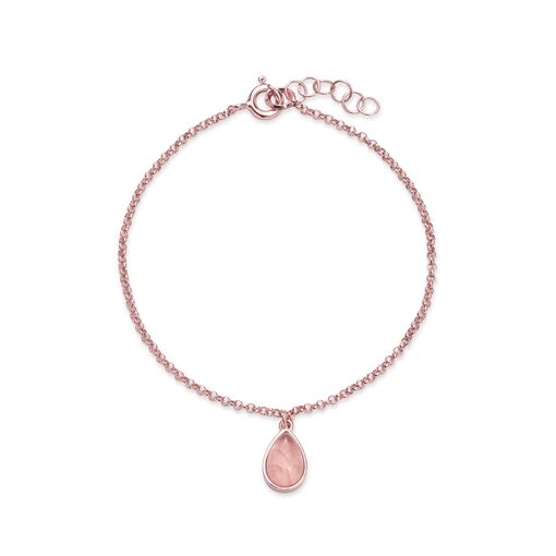 Goldplated essence bracelet rose gold 01