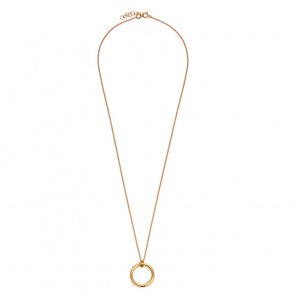 Gold moon 02 gold necklace
