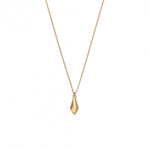 gold necklace iceberg 01 - ręcznie wykonana biżuteria