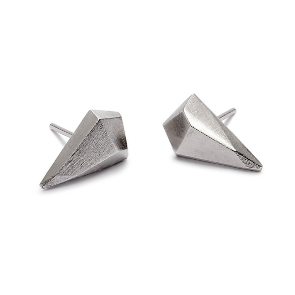 Silver uncut 3 earrings