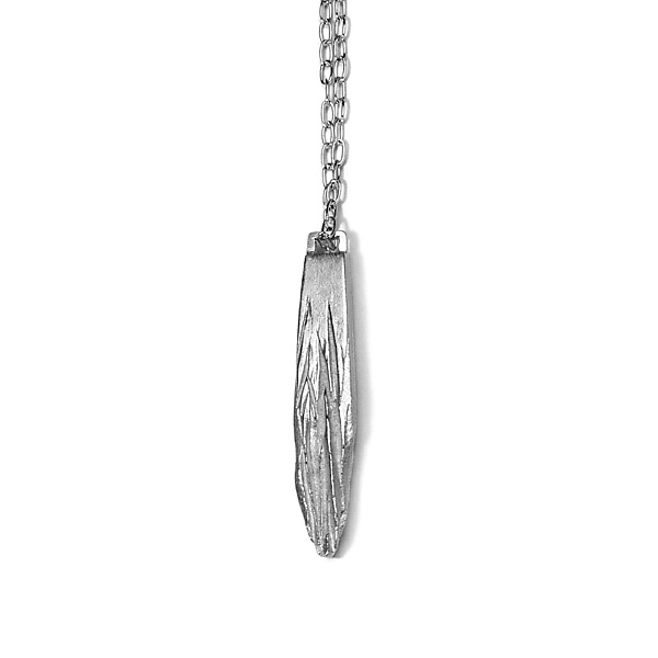 Silver iceberg necklace