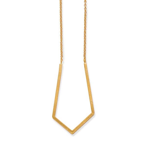 Goldplated subtle necklace no1 gold