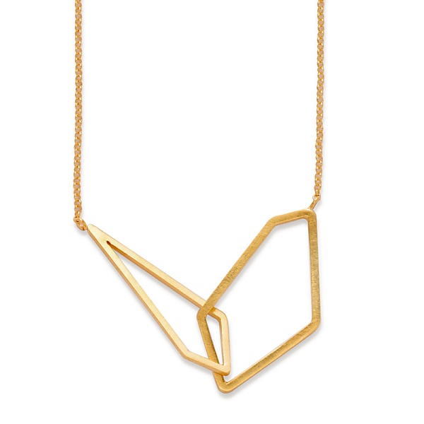 Goldplated subtle necklace no3 gold