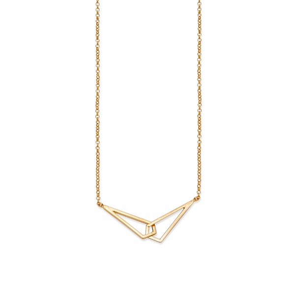 Goldplated subtle no4 necklace gold