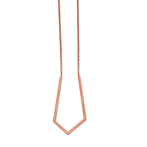 Goldplated subtle no1 rosegold necklace