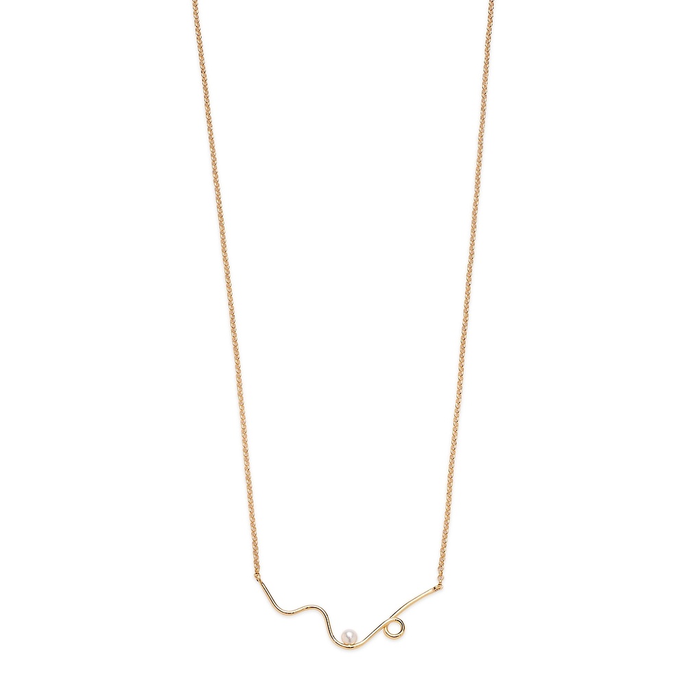 imagine 01 - 14 kt gold necklace - ręcznie wykonana bezkompromisowa biżuteria