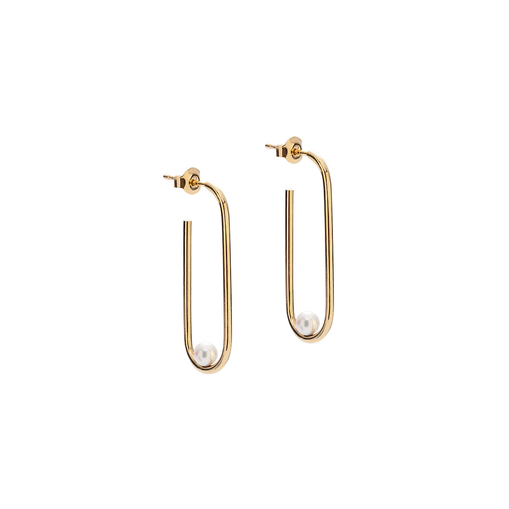 muse 04 gold earrings - ręcznie wykonana bezkompromisowa biżuteria