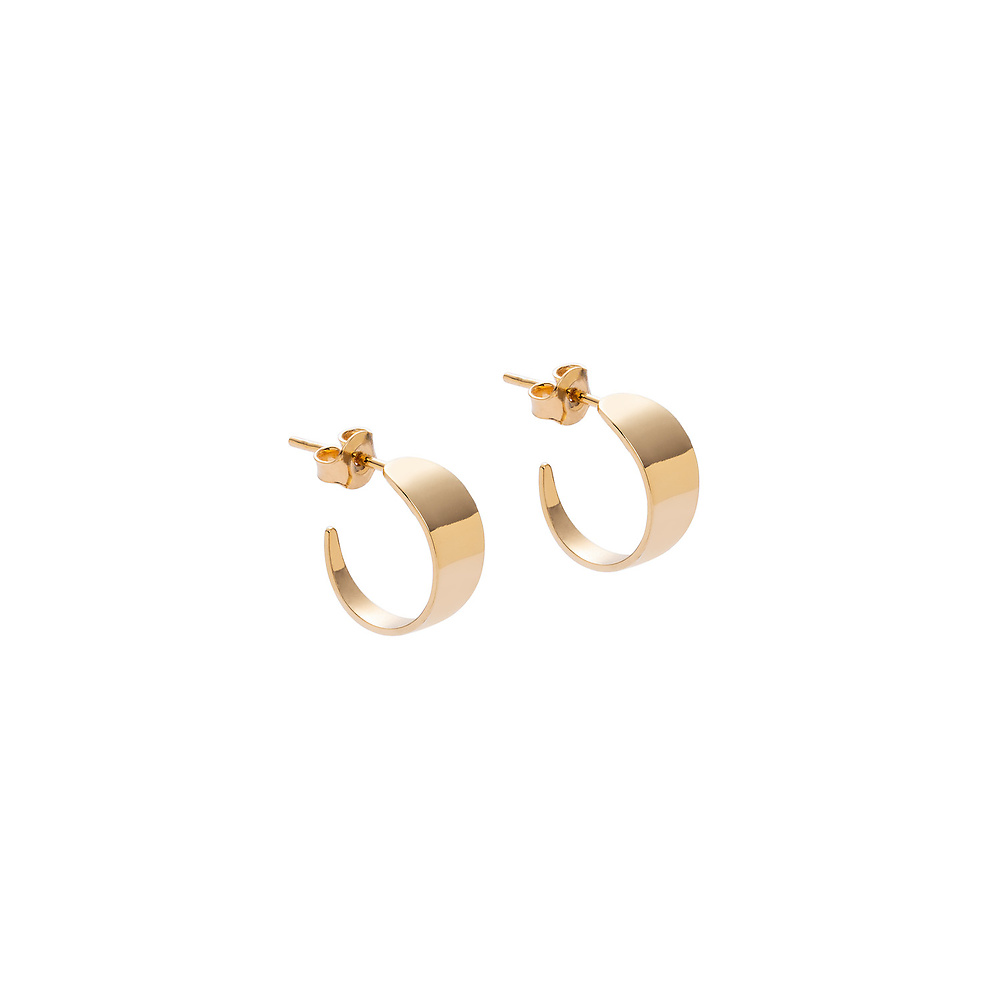 muse 05 gold earrings - ręcznie wykonana bezkompromisowa biżuteria