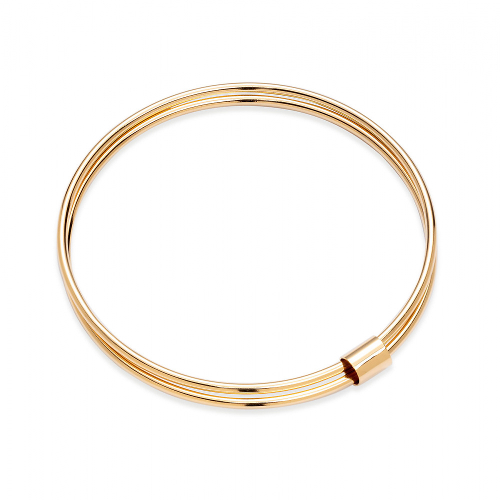 hoops 01 gold bracelet - ręcznie wykonana bezkompromisowa biżuteria