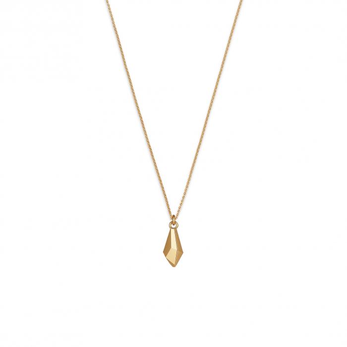 gold necklace iceberg 01 - ręcznie wykonana bezkompromisowa biżuteria
