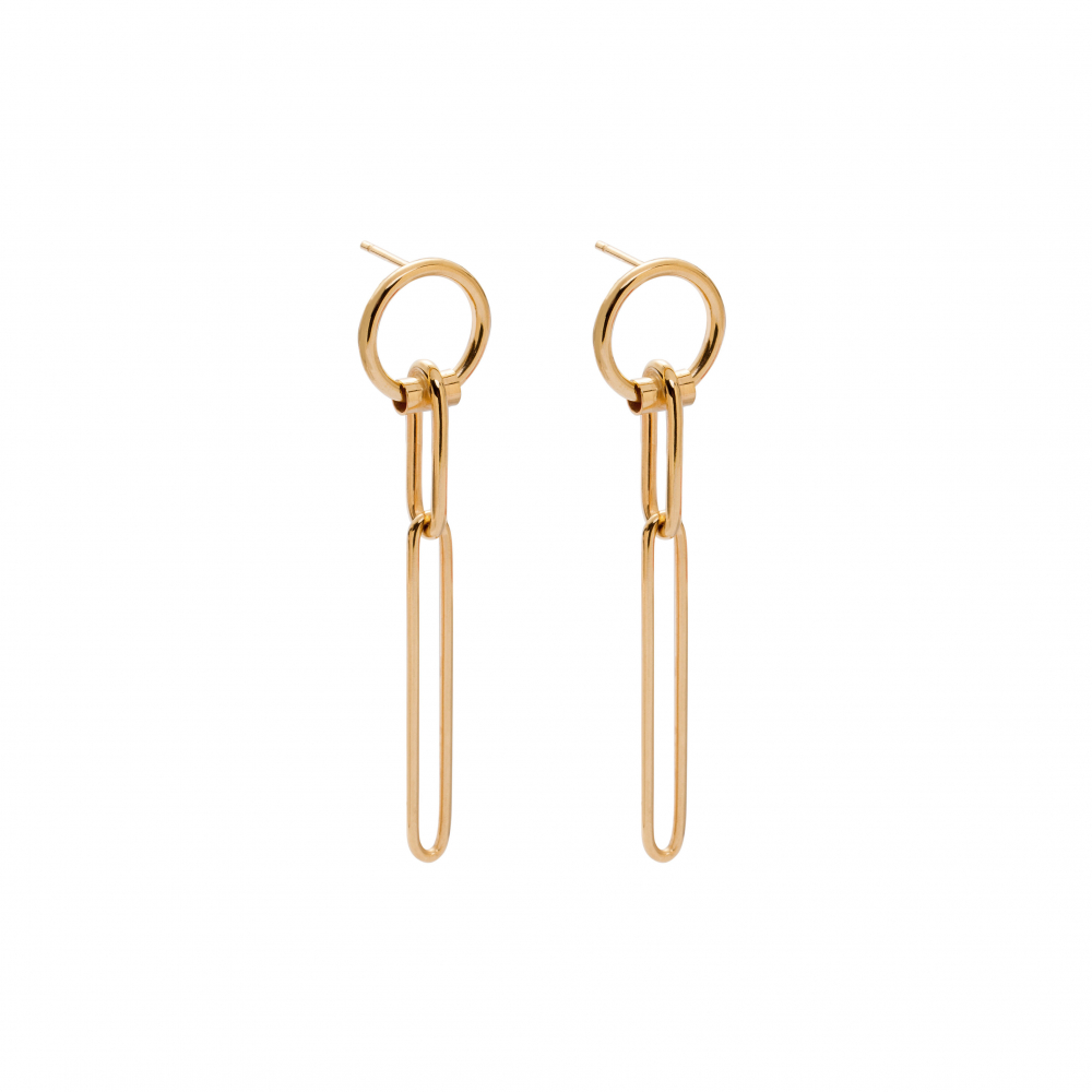 GoldplatedBold 02 goldplated earrings - ręcznie wykonana bezkompromisowa biżuteria